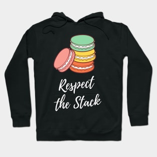 Respect the Stack - Pastel Macarons Hoodie